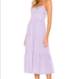 Solid & Striped button-up tiered dress